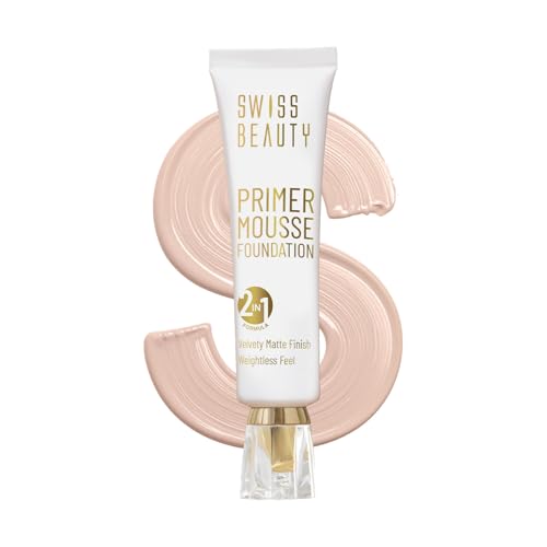 Swiss Beauty Primer Mousse Foundation Weightless Smooth & Velvet ...