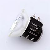 Ampoule incluse: oui ZENG MING(增铭） Ampoule à Quartz DN-29121 EKS 24V 250W, Lampe de projecteur Coulissant 16mm(1 Piece)