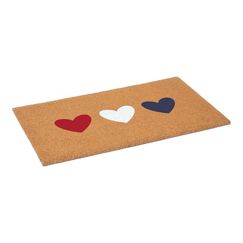 Calloway Mills Patriotic Hearts ドアマット (43.2 cm x 73.7 cm) [5]