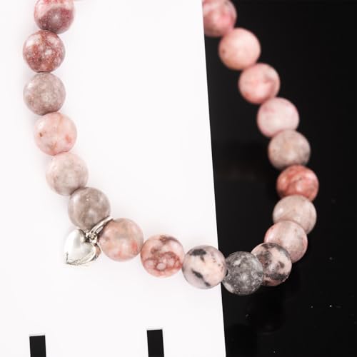 Kivosliviz Healing Bracelet for Women Health Anxiety Get Well Soon Gifts Breast Cancer Support Bracelets3