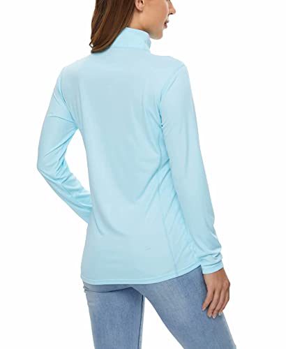 Running Tops for Women Long Sleeve Long Sleeve Exercise Tops for Women Womens Long Sleeve T Shirts Orange Half Workout Shirts for Women Fishing Shirt