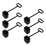 Totority 6個カズー用シリコンカバー 防塵カバー 家用楽器保護カバー ブラ