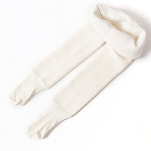 Baby Girls Cable Knit Tights Comfy Fleece Lined Warm Leggings Stockings Infants Toddlers Soft Cotton Pantyhose for Winter4