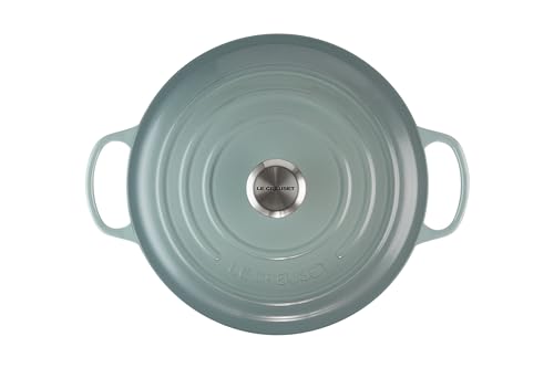 Image of Le Creuset Enameled Cast Iron Signature Round Dutch Oven, 7.25 qt., Sea Salt