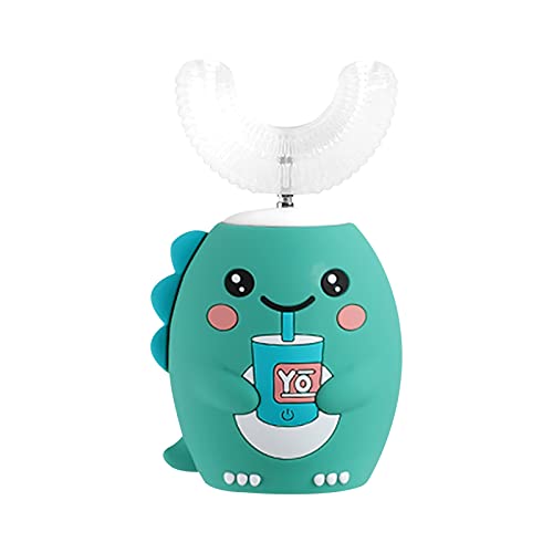 Cepillos de dientes eléctricos en forma de U para niños de 6 a 12 en forma de U, accesorios de limpieza automática, suministros de limpieza para niños