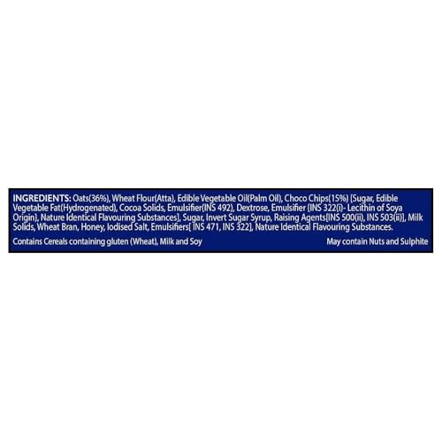Image of MCVITIES Hobnob Choco-chip Oat Cookies 75 gm Pack