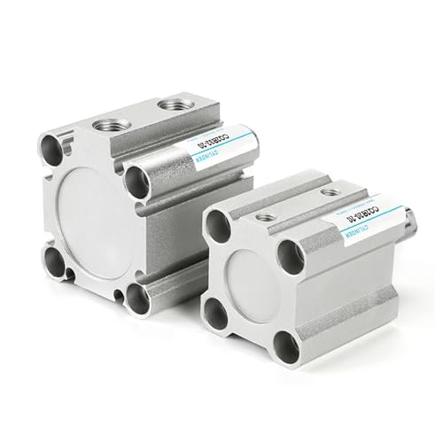 Cylindre compact double effet CQ2B80 course 100 mm vérin pneumatique mince - 6