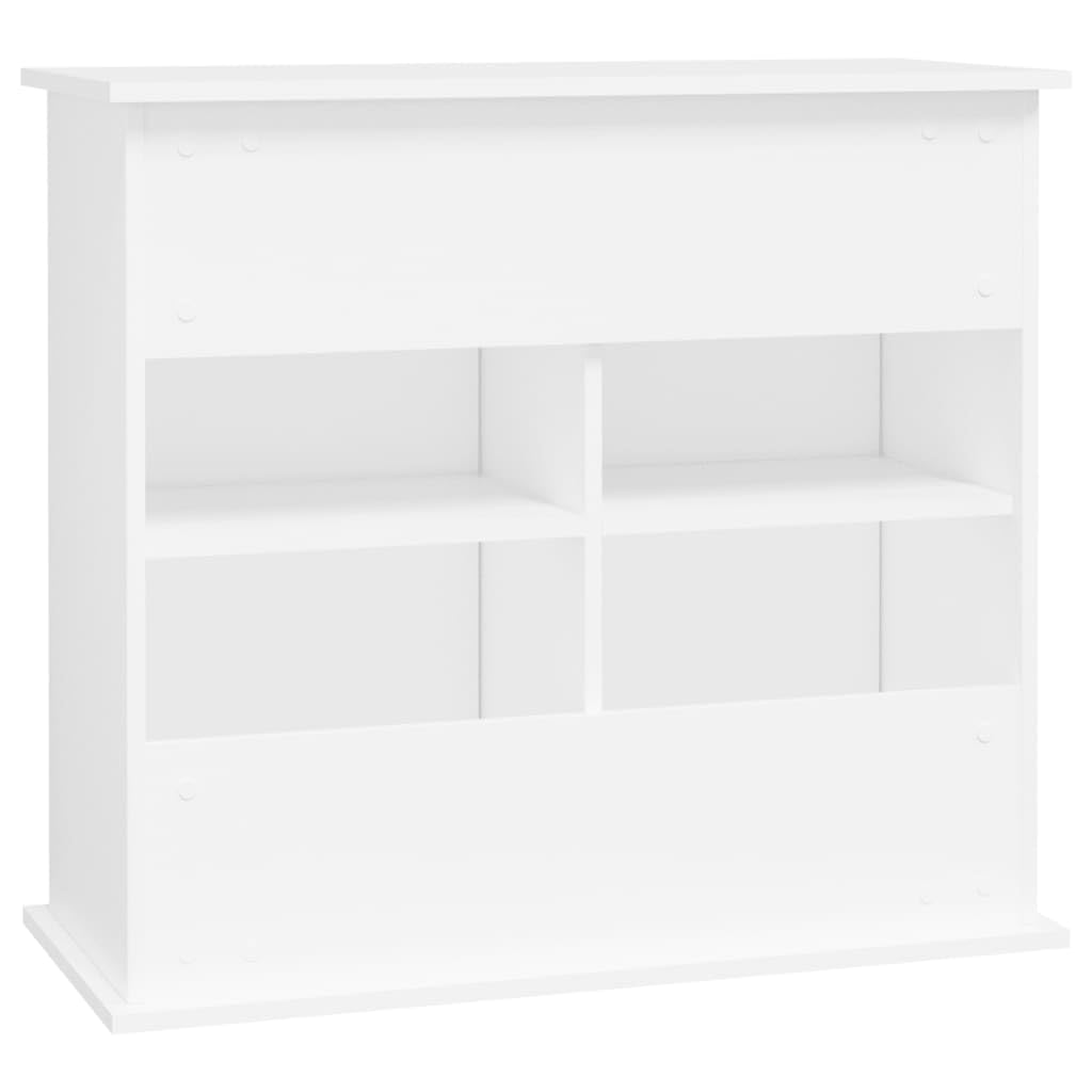 Soporte para Acuario Madera de ingeniería Blanco 81x36x73 cm Peceras Acuario Grande