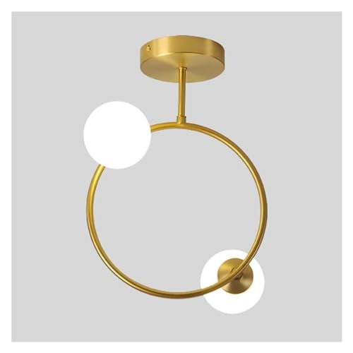 Plafonnier moderne boule de verre pour éclairer les pièces sombres