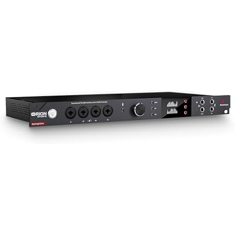 Orion Studio Synergy Core Thunderbolt 3 Interface and USB Audio Interface with 12 Discrete Preamps and 6 DSP + 2 FPGA FX Processors for Audio Recording - Antelope Audio Cover