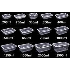 Khaana Packaging Hinged Pet - Rectangular Containers with lid I Transparent Reusable Air Tight Box I Containers for Kitchen Storage Serving Food delivery Home Outdoor, Travel Pack of 50 (100ml, Paper) 2