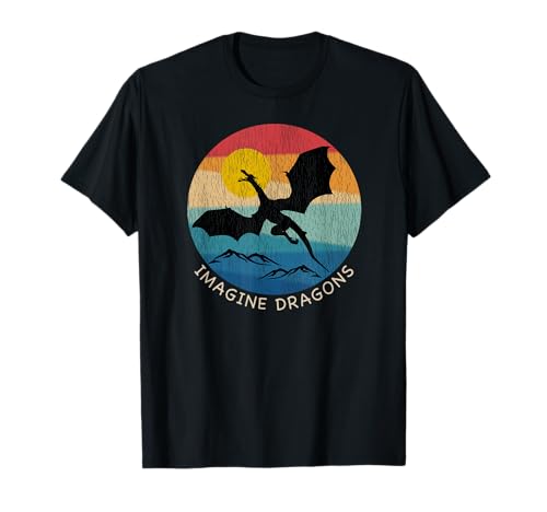 Imagina dragones mágicos y míticos de fantasía Camiseta