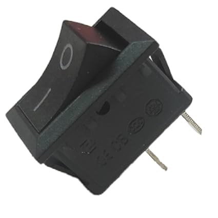 Mini rocker switch 2A 250V 2 Terminal On-Off Switches For Diy projects pack of 10