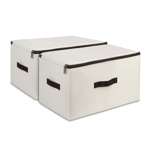 Amonsen 2 cajas de almacenamiento apilables