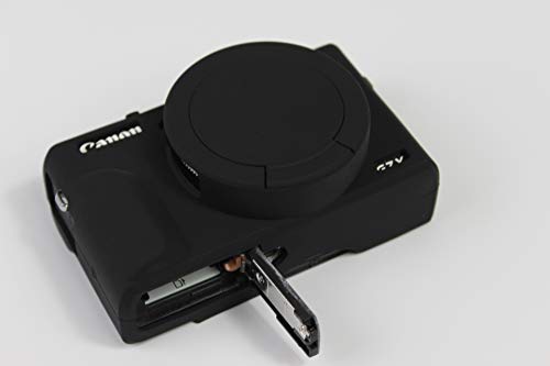 Silikon Gel kameratasche für Canon powerhot g7x Mark iii Schutz Gummi weiche Kamera Abdeckung Tasche schwarz – Bild 5