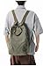 KAOBIO Grunge Hippie Boho Backpack Durable Canvas Casual Adjustable Daypack College Vintage Travel Rucksack for Women Men (Army Green)