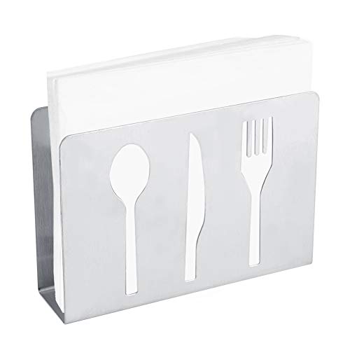 Napkin Holder, Stainless Steel Napkin Holder Modern Serviette Holder Rack Table Decor Napkin Rack Table tissue Rack for Home Kitchen Restaurant Picnic Party, Napkin Holder, Stainless Steel Napkin