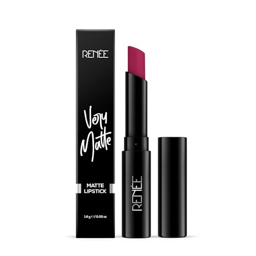 Image of RENEE Very Matte Lipstick -Plum Rush, Intense Color Pay Off, Full Coverage, Long Lasting & Weightless, Easy Glide Formula With Velvety Finish, Suitable for All Occasion, Ideal For Gifting