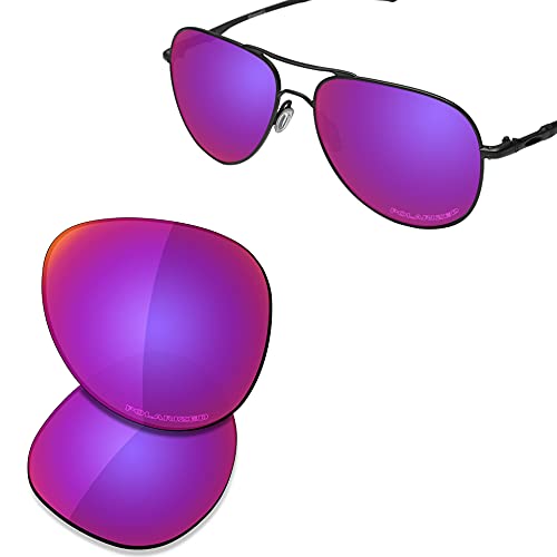 Image of SAUCER Premium Replacement Lenses & Nosepads for Oakley Elmont L OO4119 60mm Sunglasses