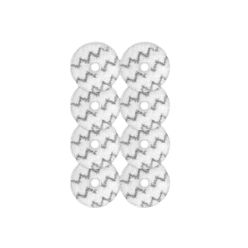 Vacuum Cleaner Roller Brush Mop Cloth Mop Holder Replacement Parts. Compatible for Roidmi EVA Roller Brush Rags Can Be Rinsed(8Pcs mop cloth), hrtwe5e4