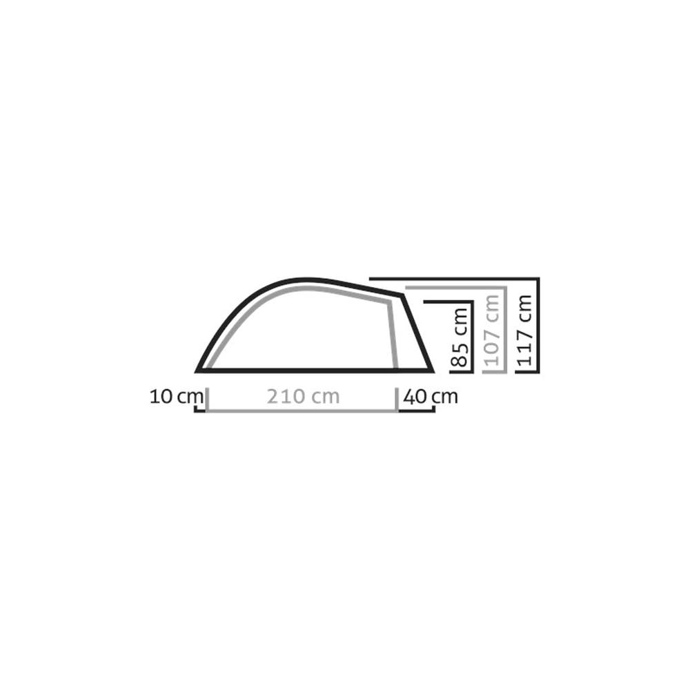 SALEWA LITETREK PRO III TENT, LIGHTGREY/MANGO, UNI