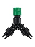 [Fonctionnalité du répartiteur à quatre voies] Conçu pour connecter jusqu'à 4 tuyaux à la fois, ce répartiteur maximise votre efficacité d'irrigation tout en permettant des configurations d'arrosage personnalisables dans n'importe quel espace de jardin.