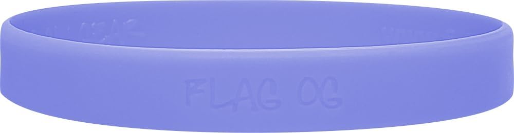 Fight Like a Girl Hybrid Silicone Wristband Bracelet (10 Pack)