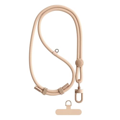 Lanière pour téléphone portable anti-chute avec tour de cou réglable et clip métal