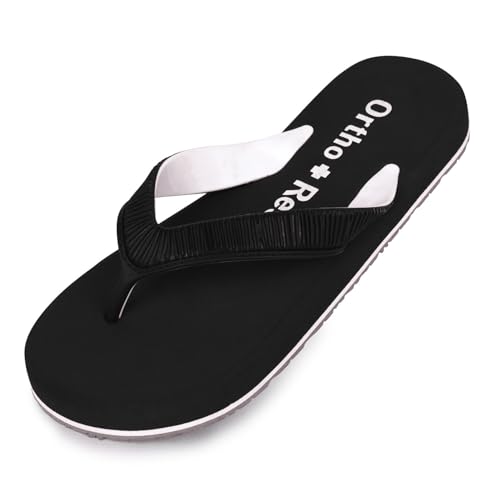 Image of Ortho + Rest Doctor Slippers for Women Orthopedic Non Slip Lightweight Comfortable Flat Casual Stylish Dr Chappals and House Flip flops For Ladies and Girl's