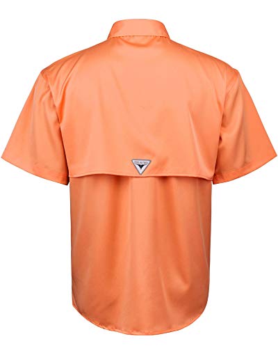 Image of Alimens & Gentle Short Sleeve Fishing Shirt Wicking Fabric Sun Protection Casual Button Down Shirts