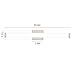 YHTlaeh Bathroom Vanity Light Brushed Nickel Square LED 24 inch 14W 4000K Natural White Light Wall Bar Lighting Fixtures Over Mirror (Brushed Nickel, 33.5in Dimmable)