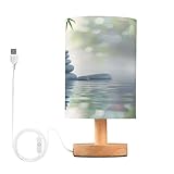 Lampe de table LED : la jolie lampe de table avec abat-jour en tissu de lin peut émettre une lumière très confortable et douce, créant une atmosphère chaleureuse et élégante, tout en protégeant votre vue et en soulageant la fatigue oculaire