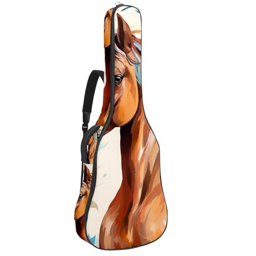 Sac guitare acoustique étanche à poches multiples idéal pour vos cours et trajets