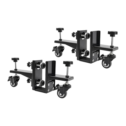 DELOPVIO Heavy Duty Door Installation Kit, 2 Pcs Door Installation Tool Kit Heavy Duty Door Board Dolly, Hold up to 1000 Lbs, Door Lifter Tool for Bifold Doors Steel Frame Doors