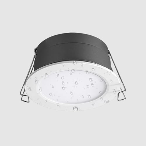 Downlight étanche IP65 encastrable en aluminium spot de plafond orientable 7W 3000K pour porche