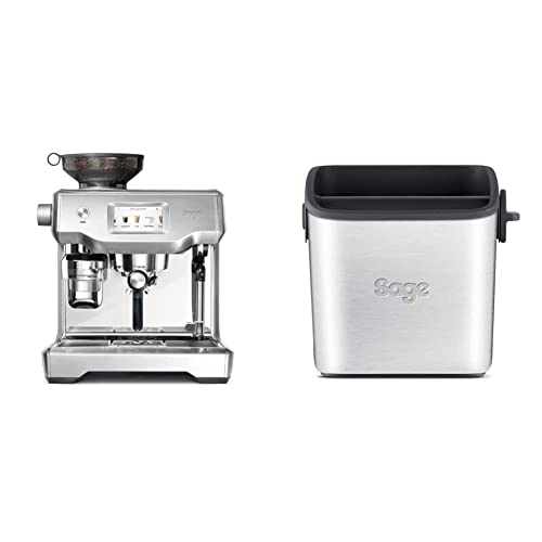 Sage AppliancesSage Ses990 Theoracle Touch, Cafetera Espresso, Cappuccinatore, 15 Bar, Acero Inoxidable + The Knock Box…