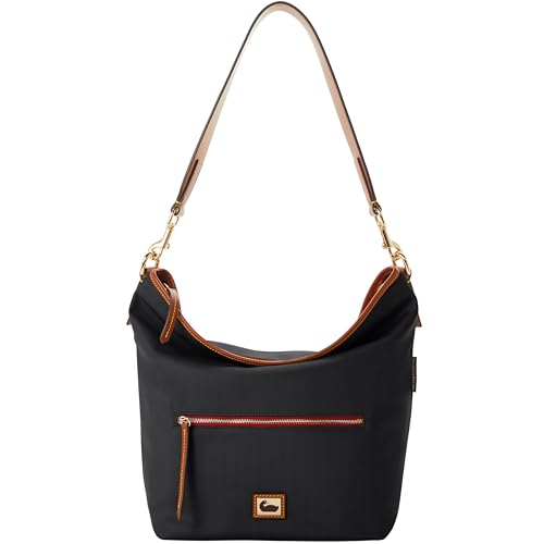 Image of Dooney & Bourke Hobo Shoulder Bags for Women, Small Nylon Tote with Zipper