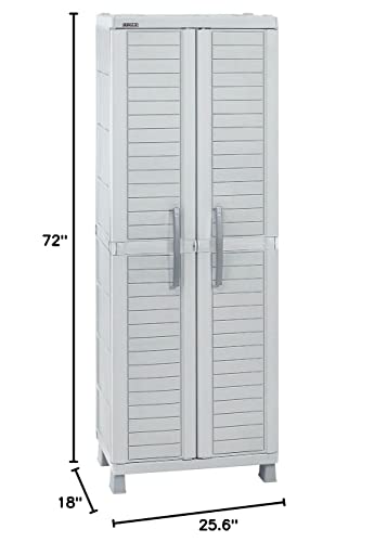 Rimax 11566 Storage Cabinet, Large, Grey #TOP2