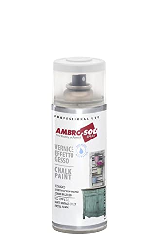 Vernis acrylique multi-usage Ambro-Sol 400 ml en bombe couleur vert mousse mat v. muschio opaco
