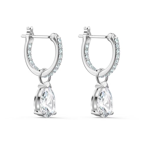 SWAROVSKI Women's Attract Crystal Jewelry Collection, Rhodium Finish