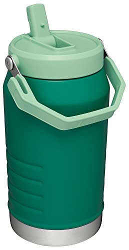 Image of Stanley IceFlow Flip Straw Jug with Handle 64 oz| Twist On Lid and Flip Up Straw | Leak Resistant for Travel and Sports | Insulated Stainless Steel |BPA-Free |Alpine