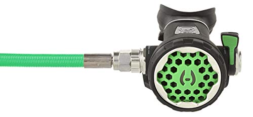 Hollis 150Lx 2Nd Stage Green With 40" Green Miflex Hose For Scuba Diving #TOP2