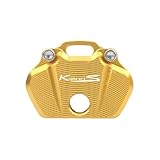 LIJUNSHANI Für B&MW K1200S Motorrad Zubehör CNC Aluminium Schlüssel Abdeckung Fall Shell Schlüssel Schutz Schlüsselbund Schlüssel Fall(Gold)