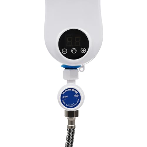 Caihaoa 110V Instant Electric Water Heater Shower, 3500W Mini Electric Instant Water Heater Faucet, Kitchen Household Electrical Instant Water Heater With Shower Head Whiter thumb #6
