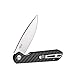 GANZO Firebird FH41-CF Pocket Folding Knife D2 Steel Blade G10 Anti-Slip Handle with Clip Fishing Hunting Camping Outdoor Flipper EDC Pocket Knife Best Gift for Men(Carbon Fiber)