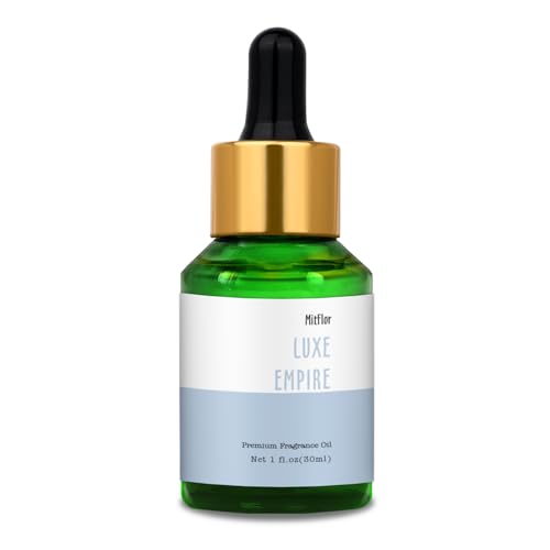 Image of Luxe Empire Fragrance Oil, MitFlor Essential Diffuser Oil, Men's Cologne Scents, Fragrance Oil for Candle Soap Making, Home Diffusing, Perfume, Beard Oil and More, 30ml