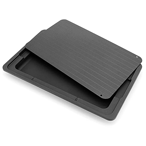 MoYouno Schnelles Auftauen Tablett, Auftauen Platte Auftauen, Aluminium Abtauplatte Schnelles Auftauen Platte Schnelles… - Image 4