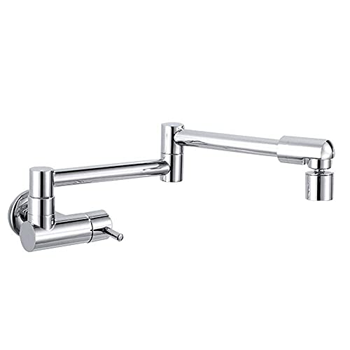 Mélangeur d'évier en laiton robinet de cuisine haute durabilité chrome LWX