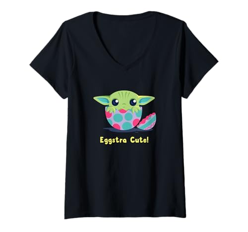T-shirt Grogu Star Wars coton doux anti-déformation col V