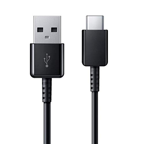 Image of The Black Store Original 18W Charging Adapter with USB Type C Cable Compatible with Samsng Galaxy M51 Note10|Note10 Plus|S10 Lite (Adapter & Cable) -Black